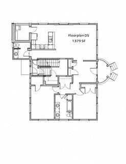 the floor plan of the second floor of a house